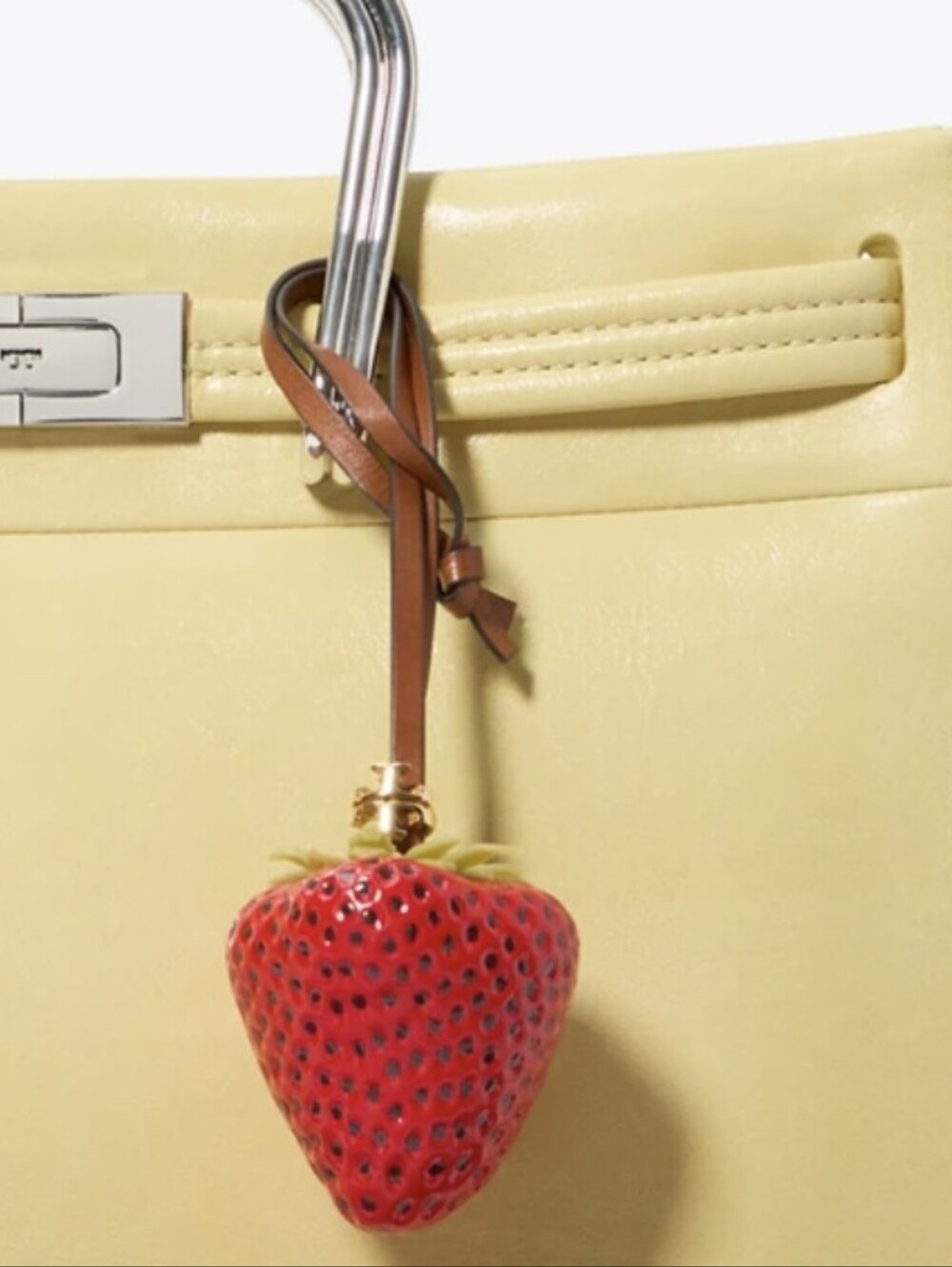Tory Burch New Poppy Strawberry Bag Charm